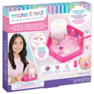 Make It Real Creative Zen Garden Kit with Flameless Candle