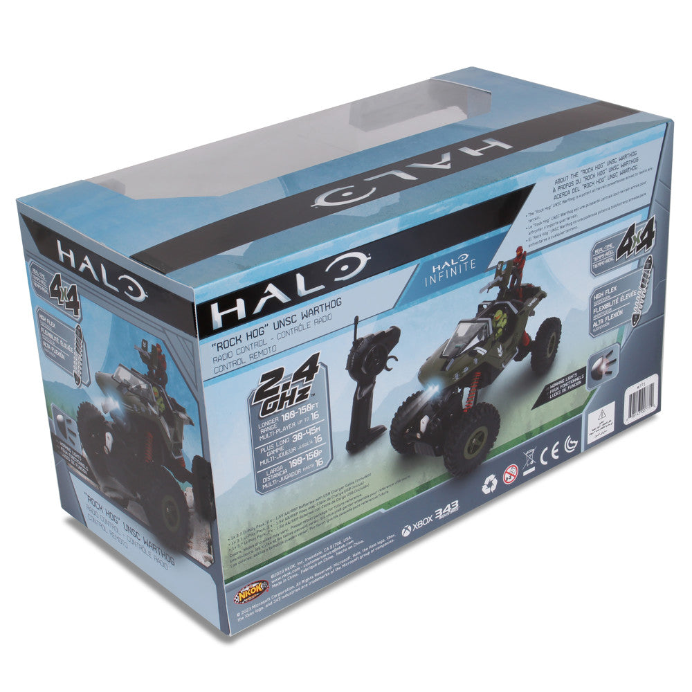 NKOK HALO Infinite RC UNSC Warthog 'Rock Hog' - Master Chief & Spartan - 2.4 GHz Remote Control Vehicle - Image 4