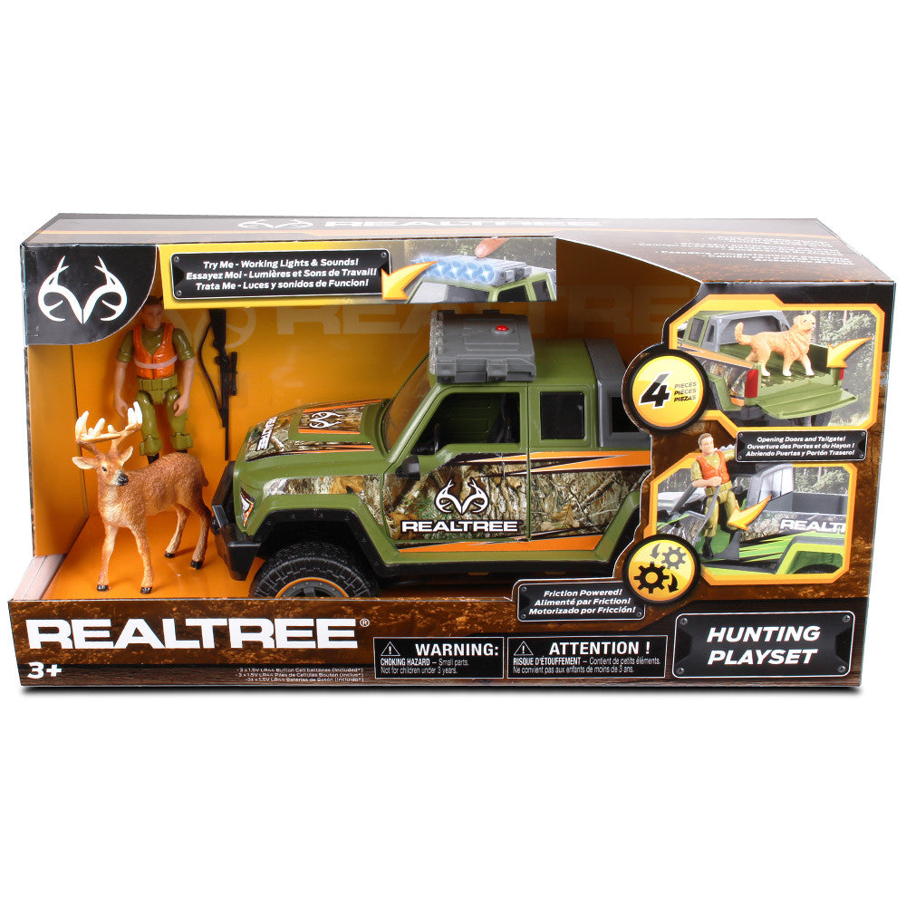 NKOK RealTree 1:18 Scale Buck Hunting Adventure Playset - Image 2