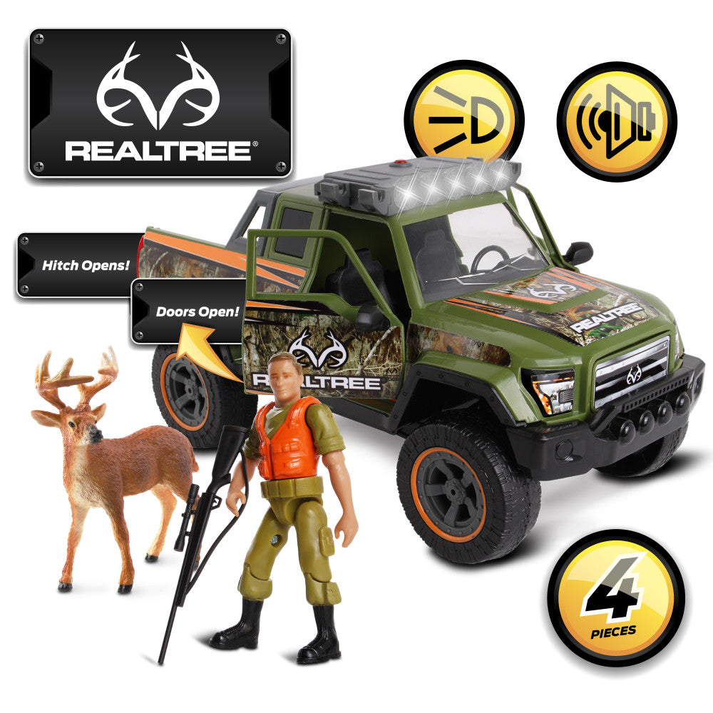 NKOK RealTree 1:18 Scale Buck Hunting Adventure Playset - Image 4