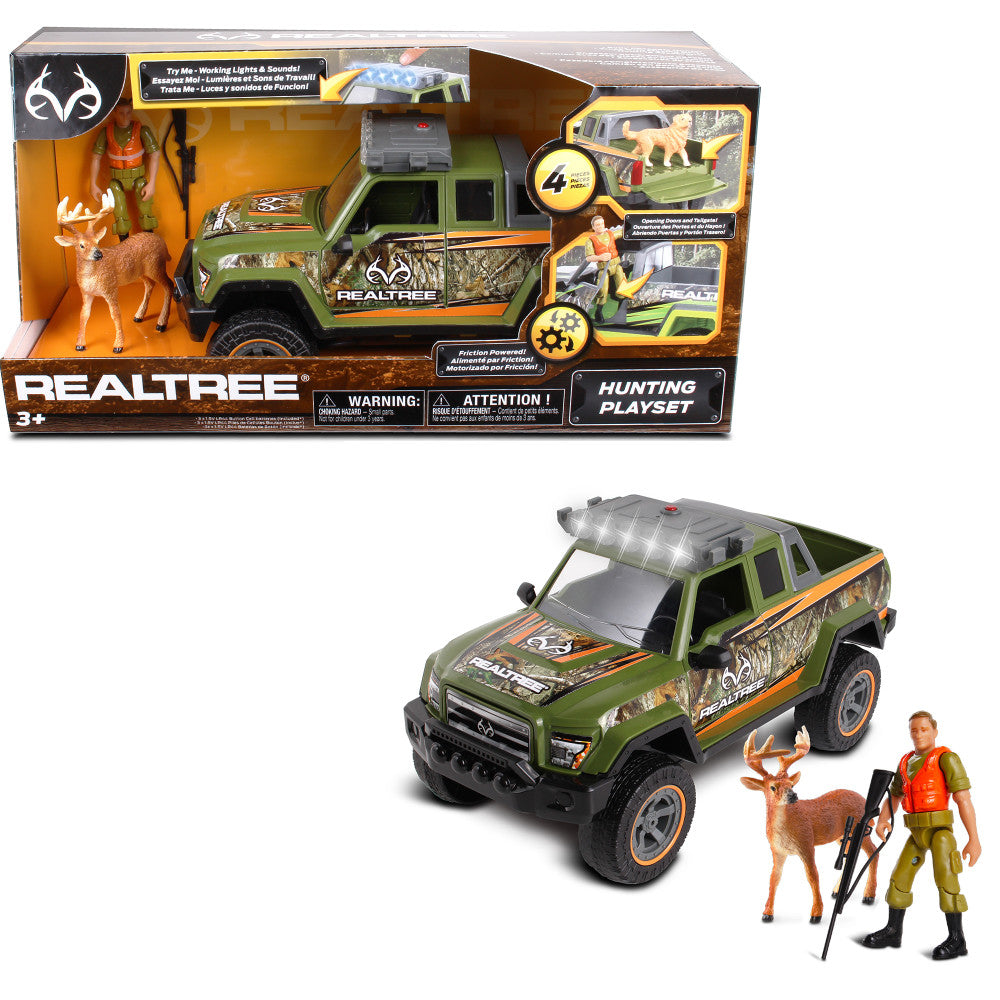 NKOK RealTree 1:18 Scale Buck Hunting Adventure Playset - Image 8