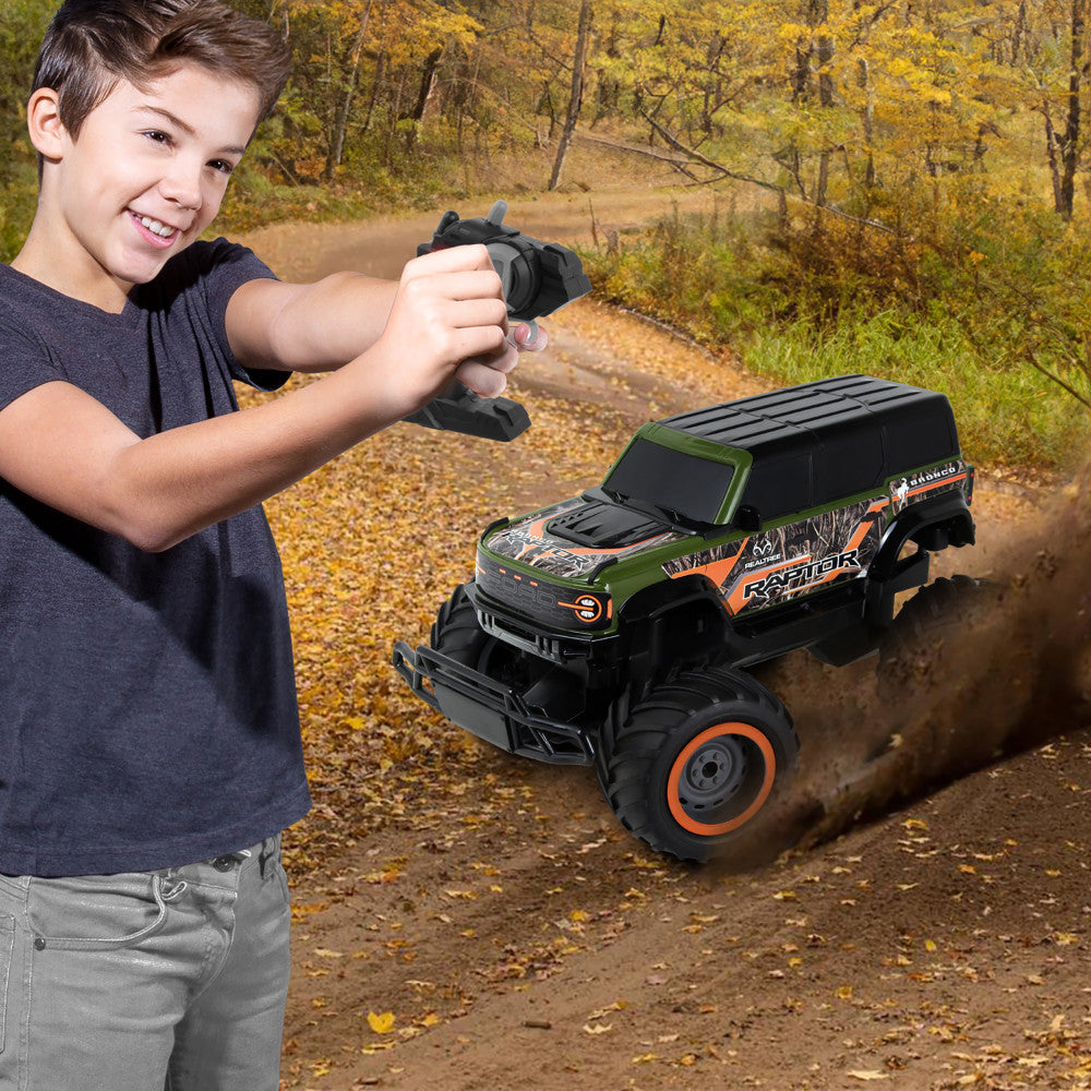 NKOK RealTree RTR RC High Performance Ford Bronco Raptor - Green-Orange-Camo - Image 2