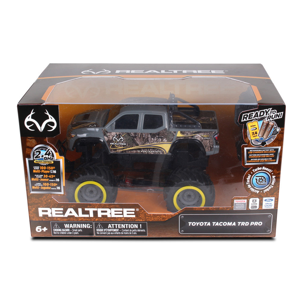 RealTree Radio Control Toyota Tacoma TRD - Gray Camo - Image 2