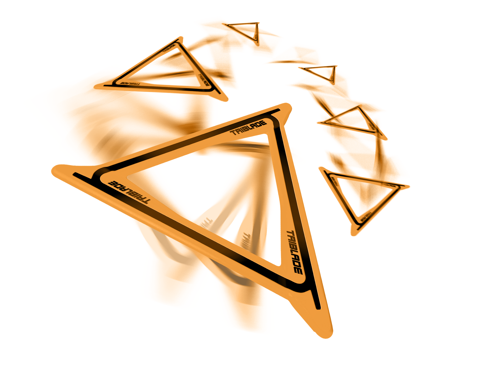 Goliath Sports Aeroflyt Triblade Boomerang in Vibrant Orange