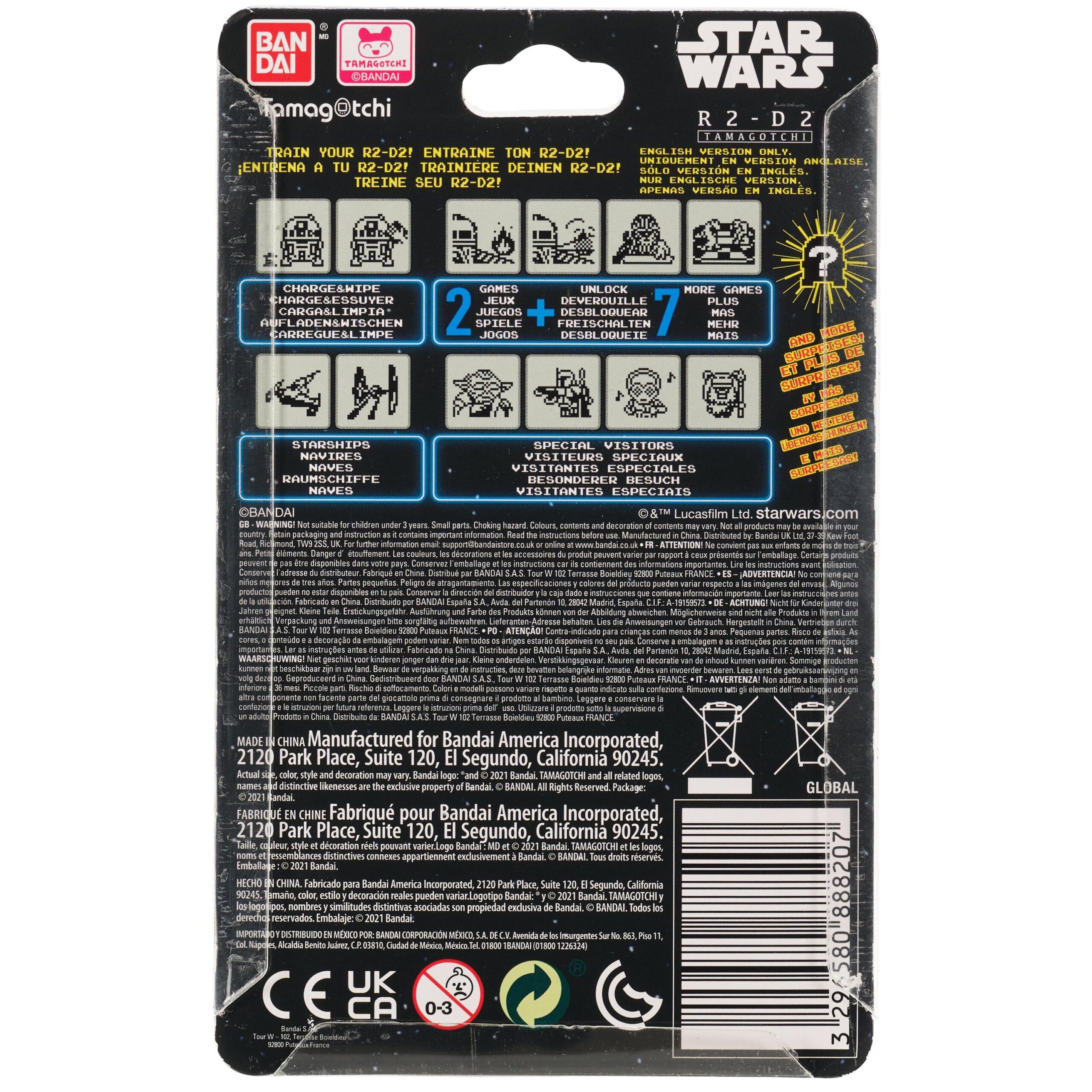 Tamagotchi nano Star Wars R2-D2 Hologram Blue Edition - Image 5
