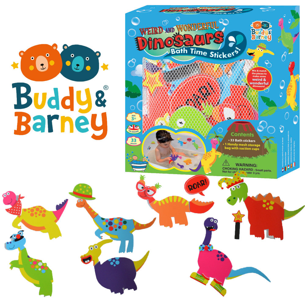 Buddy & Barney: Magical Mix & Match Dinosaur Bath Time Stickers - Image 7