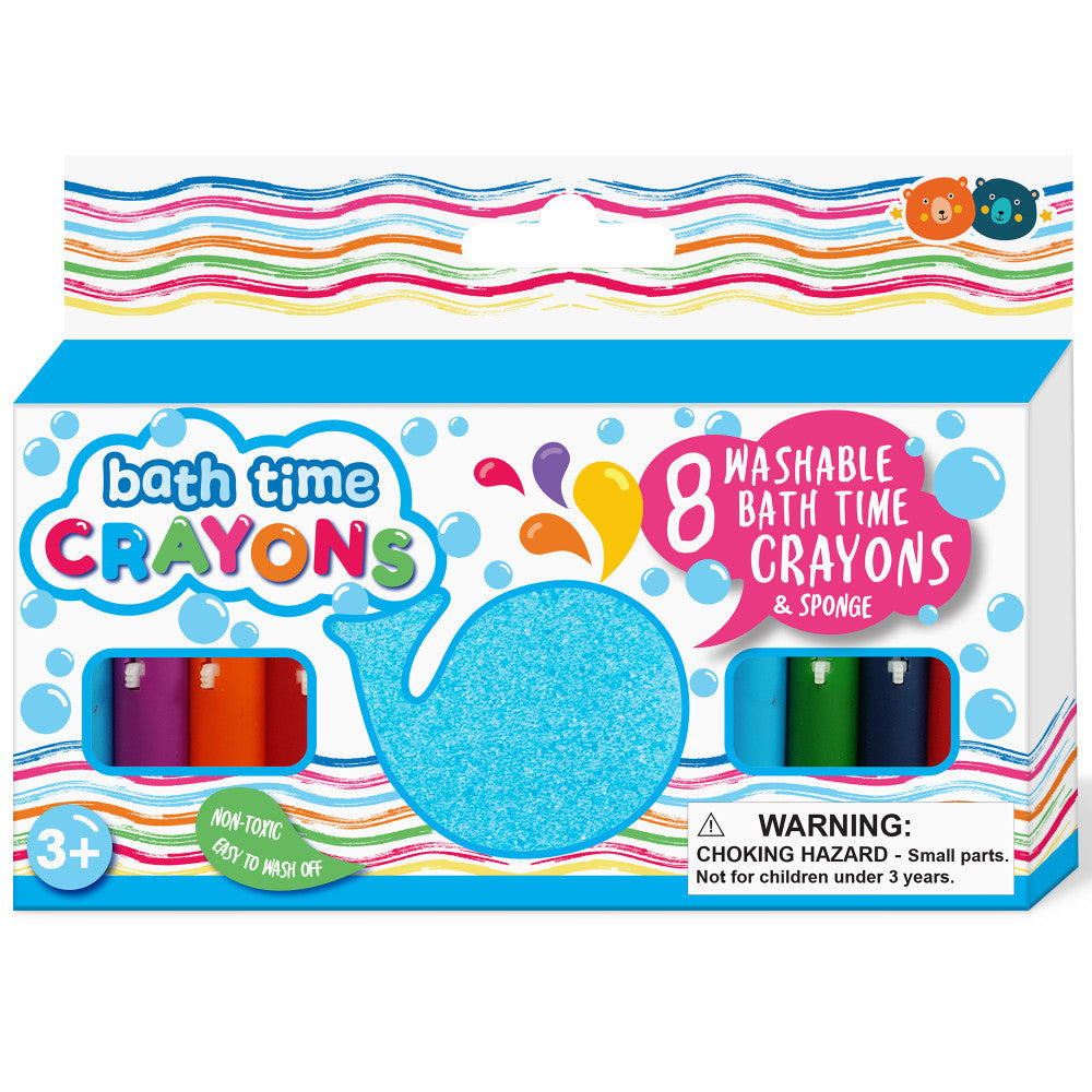 Buddy & Barney Color Magic Bath Time Crayons - 8 Vibrant Washable Crayons - Image 2