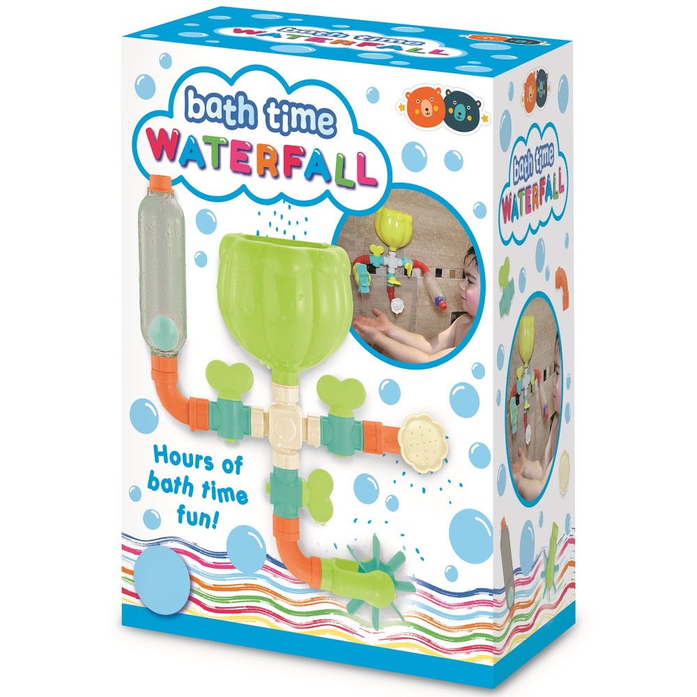 Buddy & Barney: Bath Time Waterfall - 16pc Interactive Tub Toy - Image 2