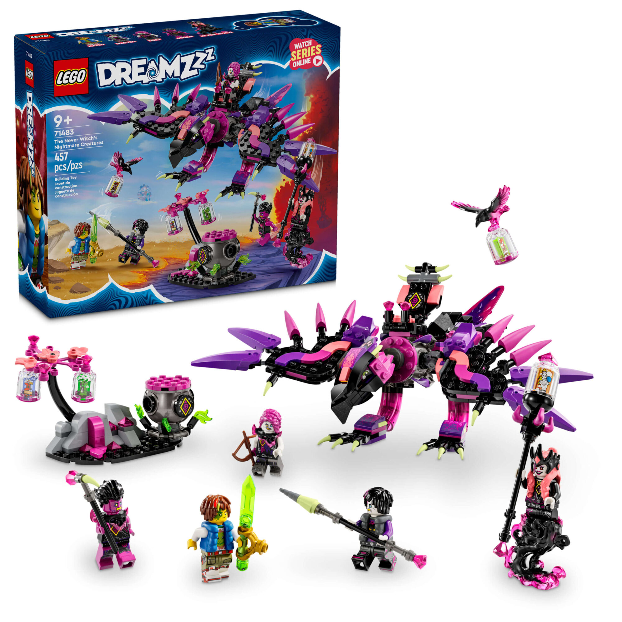 LEGO DREAMZzz The Never Witch??s Nightmare Creatures 457-Piece Set - 71483