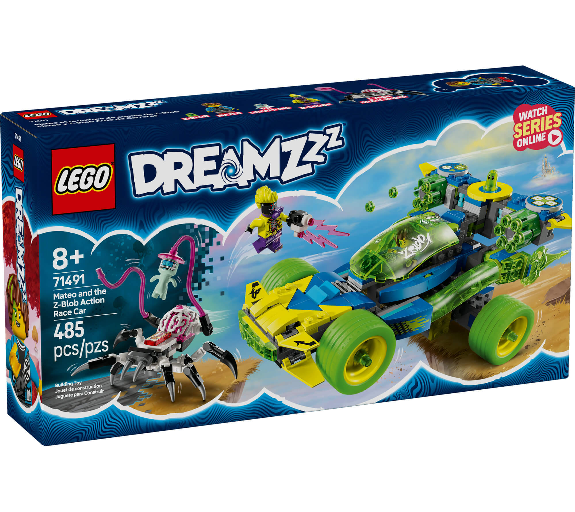 LEGO DREAMZzz Mateo and the Z-Blob 485-Piece Action Race Car Toy 71491 - Image 2