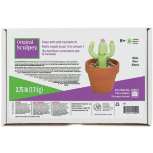 Sculpey Original Polymer Oven Bake Clay - White, 3.75 lb