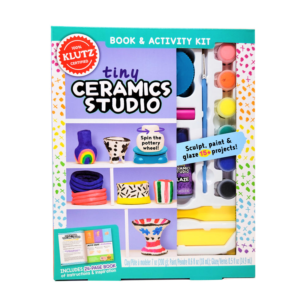 Klutz Tiny Ceramics Studio Craft Kit for Kids - Image 3