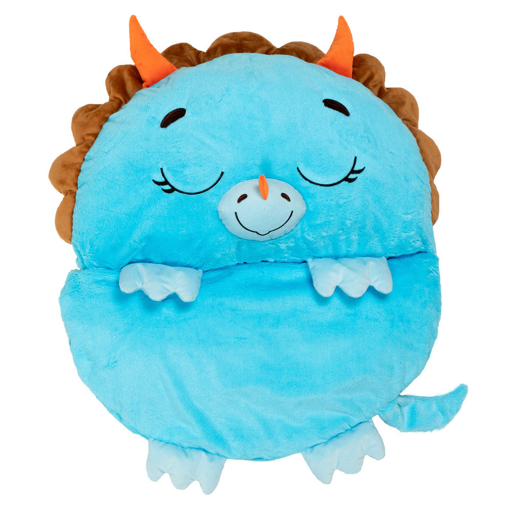 Happy Nappers Triceratops Timmy 54 Inch Plush Pillow & Sleepy Sack - Medium - Image 7