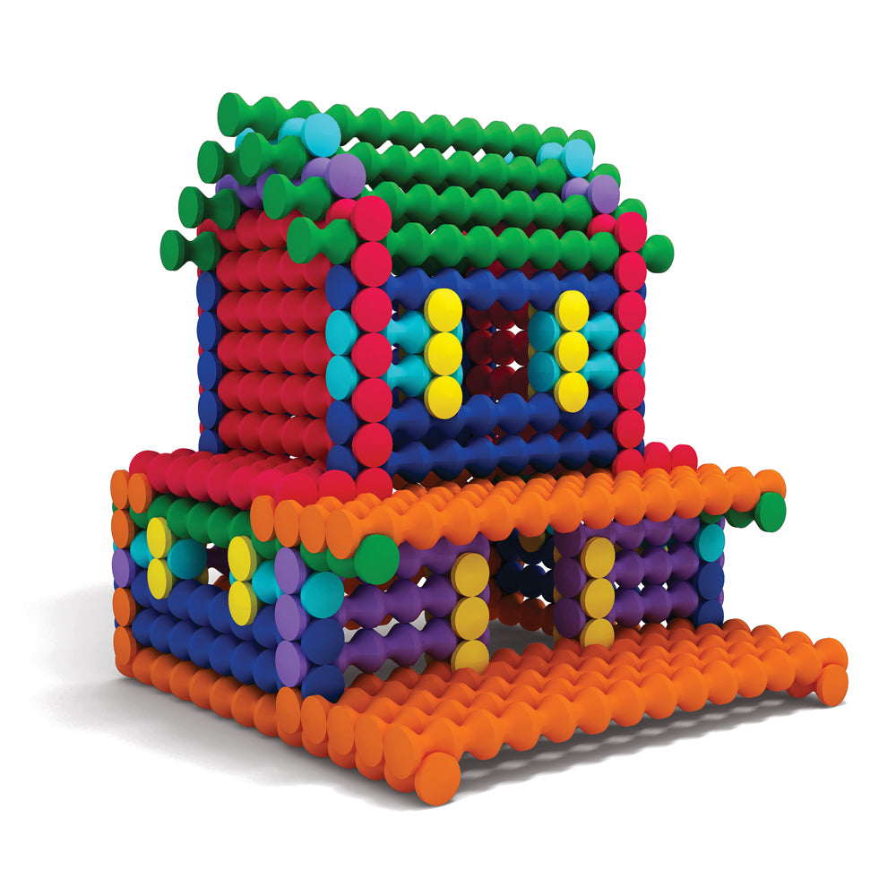 Popular Playthings Playstix 150 Piece Set - Colorful Construction Toy - Image 2
