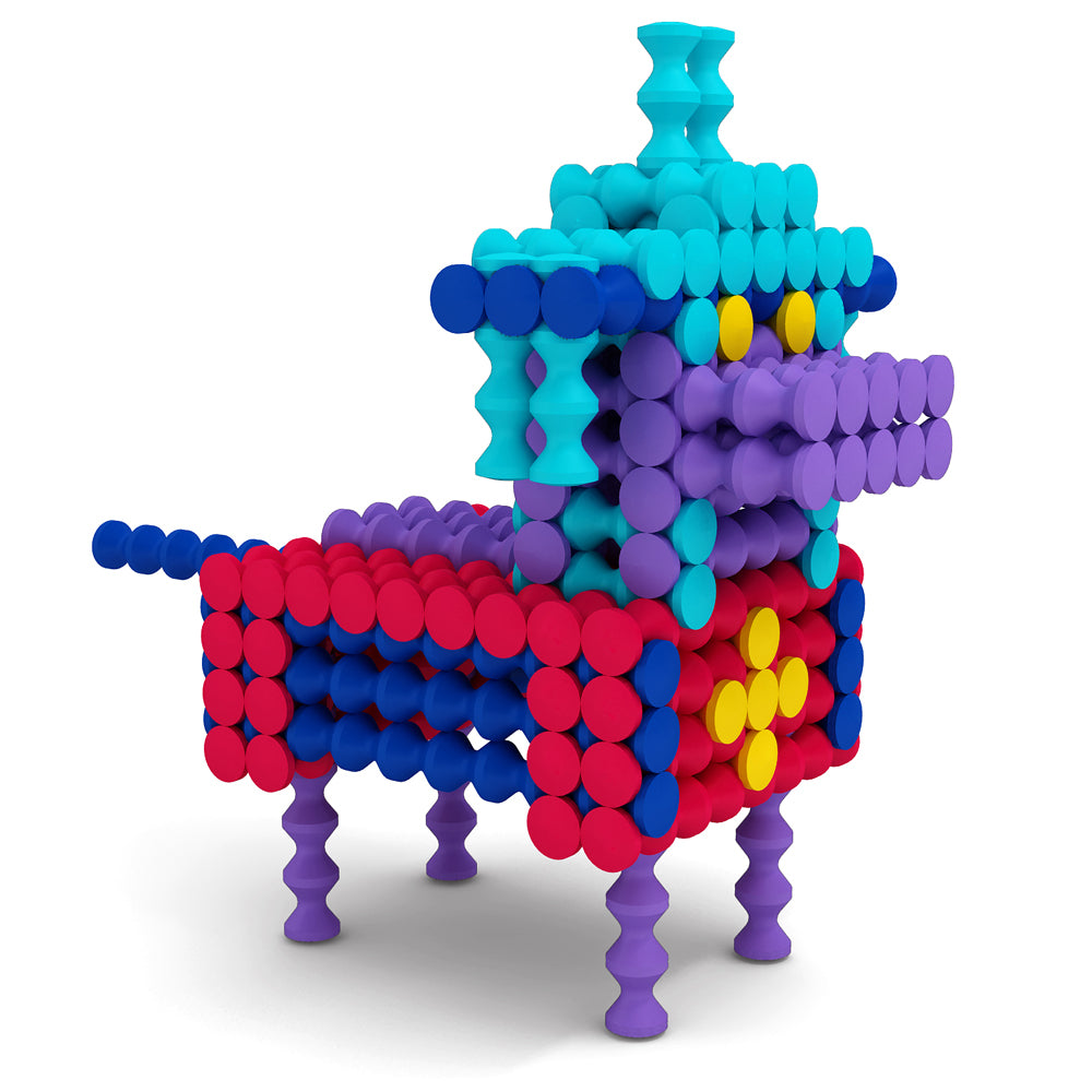 Popular Playthings Playstix 150 Piece Set - Colorful Construction Toy - Image 3