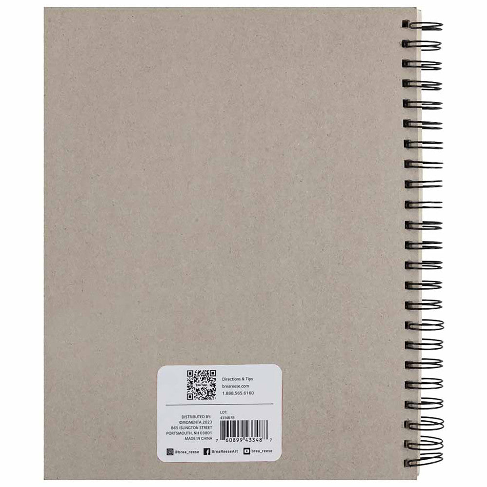 Brea Reese Spiral-Bound Sketch Pad, 80 Sheets 9x12 Inch, 60 lb Acid-Free Paper - Image 2