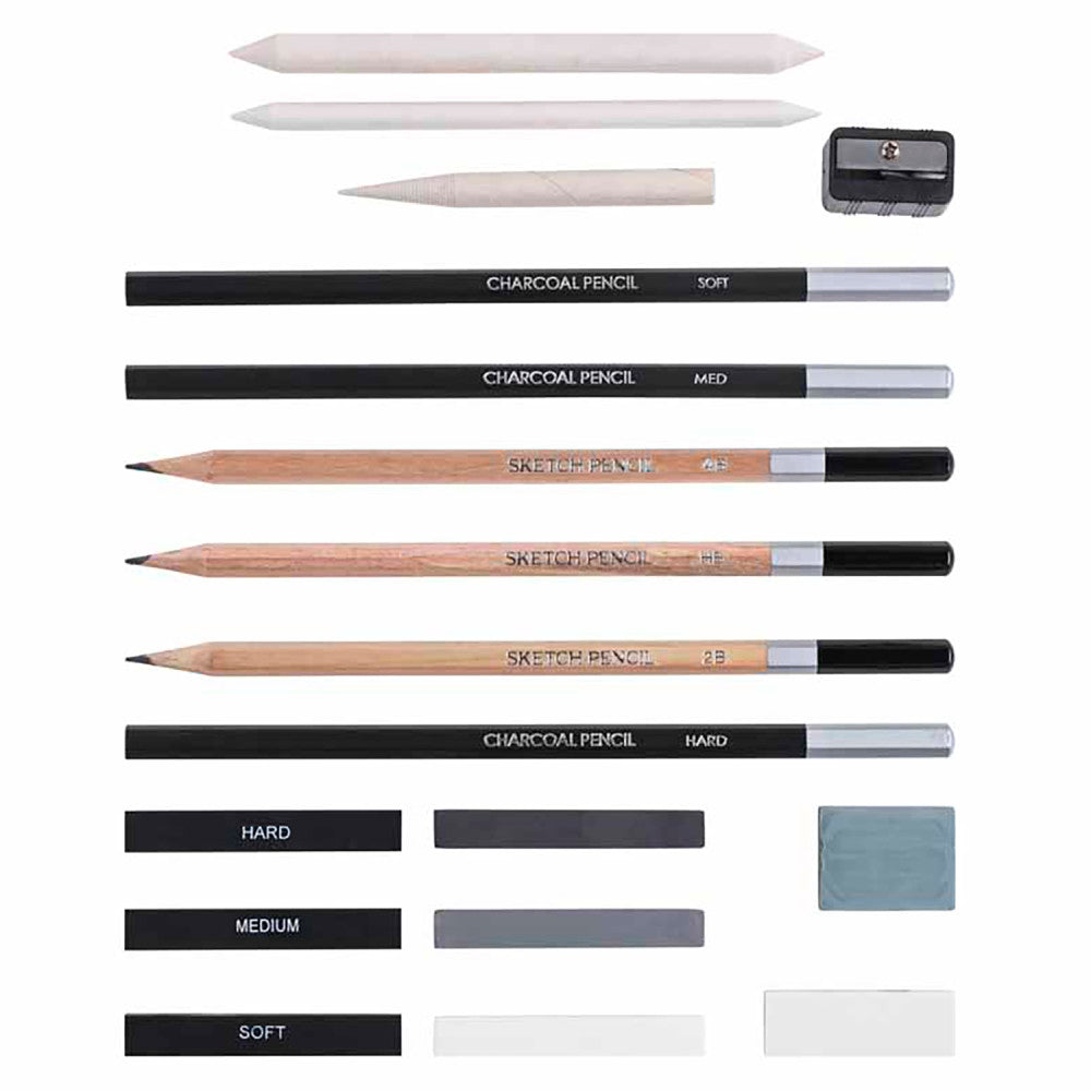 Brea Reese Beginners Sketch & Draw Set - 18pc Art Kit - Image 2