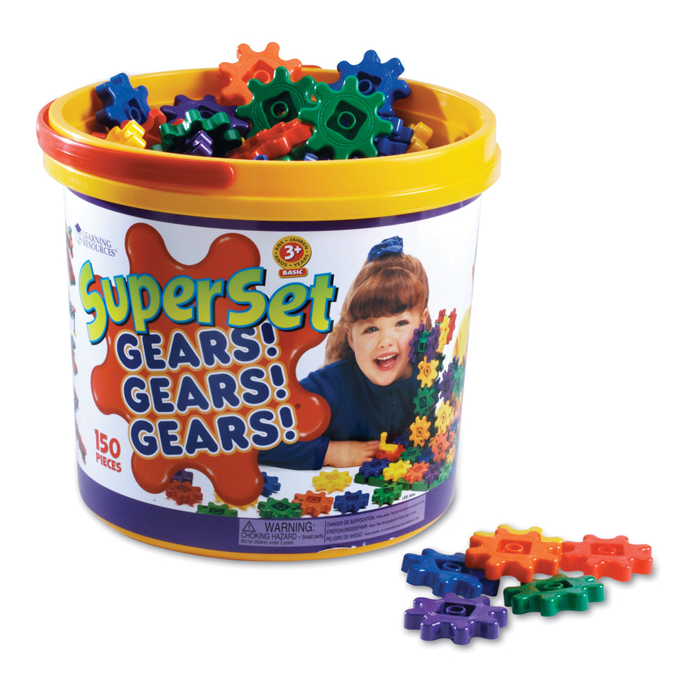 Learning Resources Gears! Gears! Gears! 150-Piece Super Building Set - Image 2