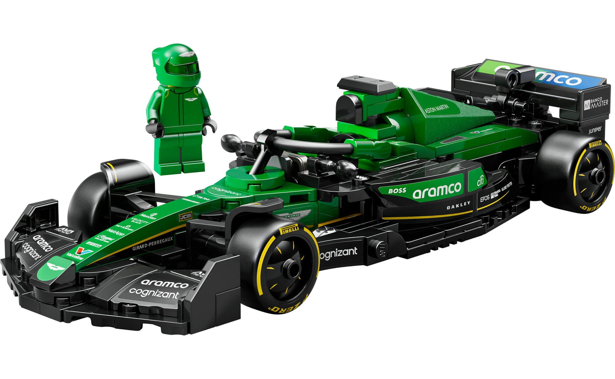 LEGO Speed Champions Aston Martin Aramco F1 AMR24 Race Car Set - 269 Piece - Image 3