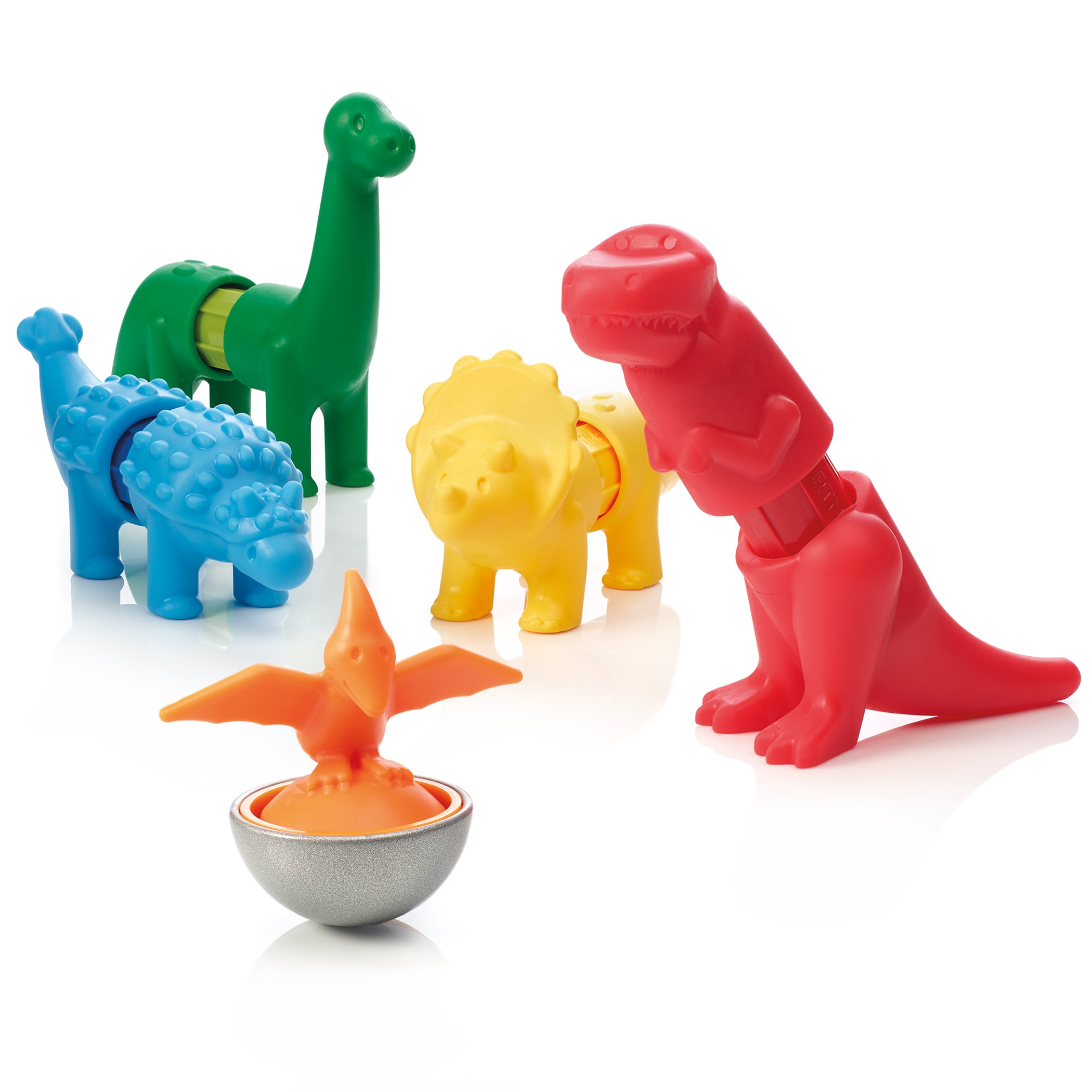 SmartMax My First Dinosaurs Magnetic Building Set, 14 Pieces - Image 4