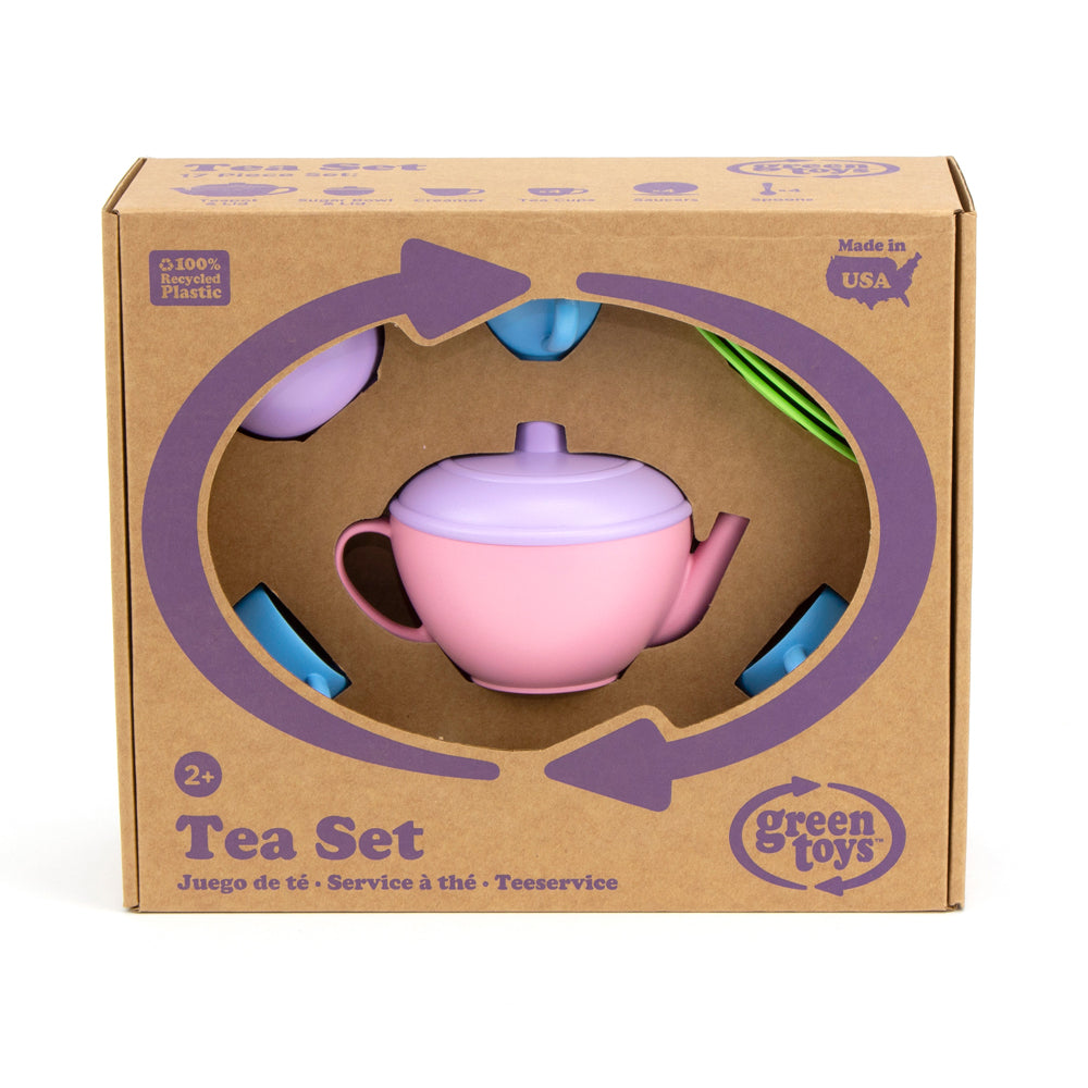 Green Toys Eco-Friendly Children's Tea Set Playset - Image 2
