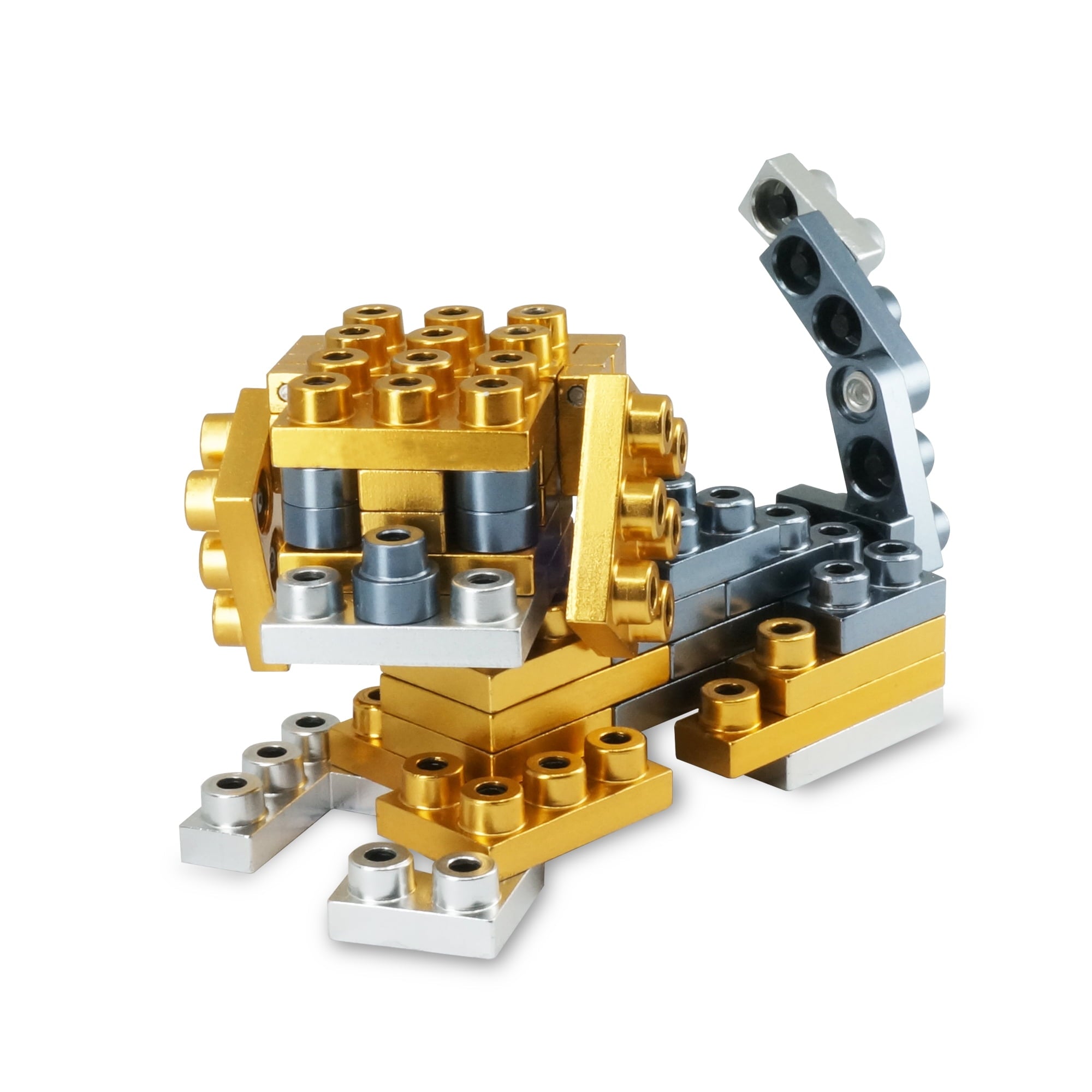 Metomics Pocket Pet Beagle Dog - 44 Piece Aztec Gold and Silver Kit - Image 2