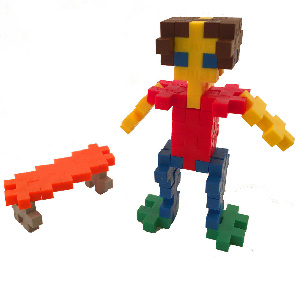 Plus-Plus Super Tube - 500 Piece Basic Color Mix - Creative Building Toy for Kids - Image 4