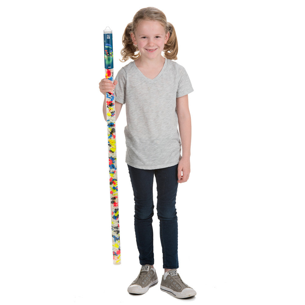 Plus-Plus Super Tube - Glow in the Dark Mix - 500 Pieces for Kids Ages 5+ - Image 5