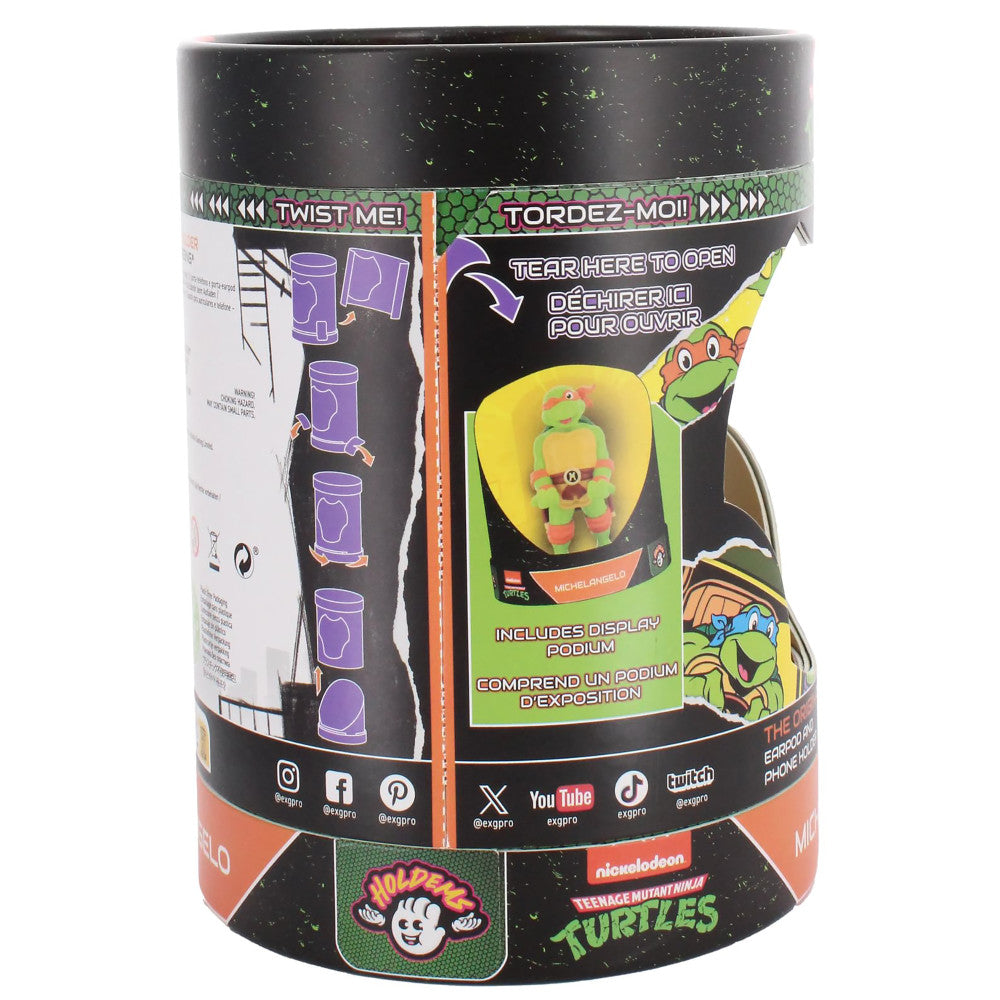 Exquisite Gaming TMNT Michelangelo Earbud & Phone Holder - Image 5