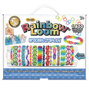 Rainbow Loom Creative Bracelet Making Kit with 1800 Latex-Free Bands