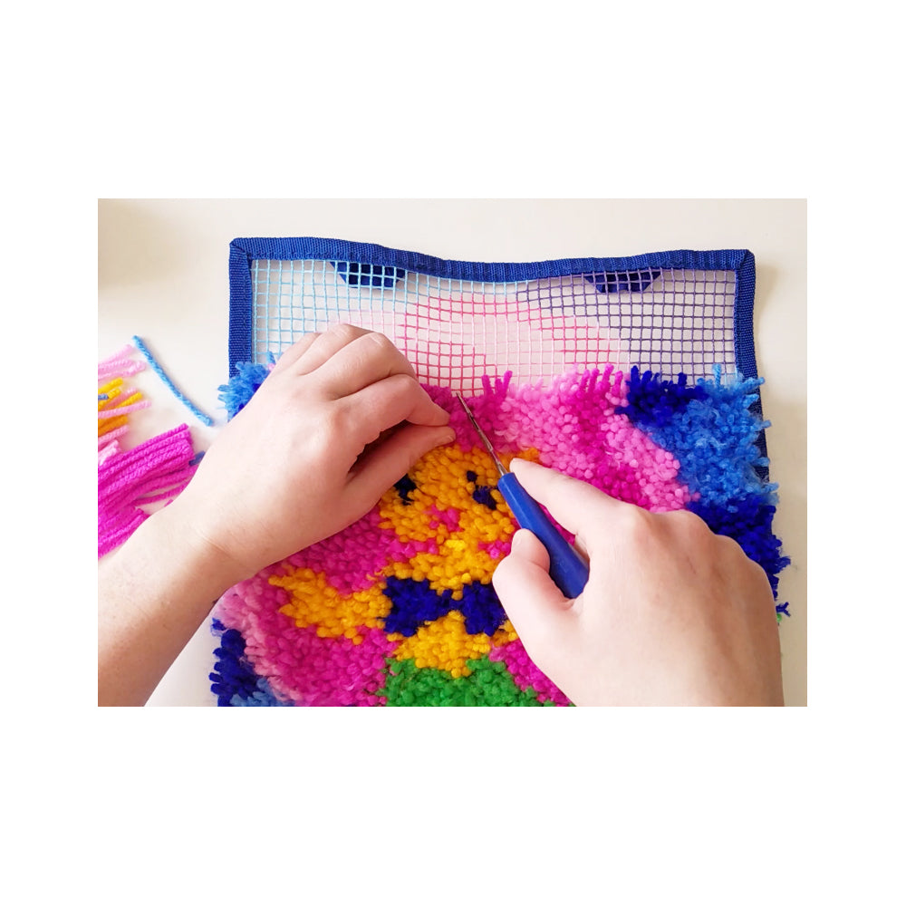 LatchKits Ocean Fantasy Mermaid Mini-Rug Crafting Kit - Image 3
