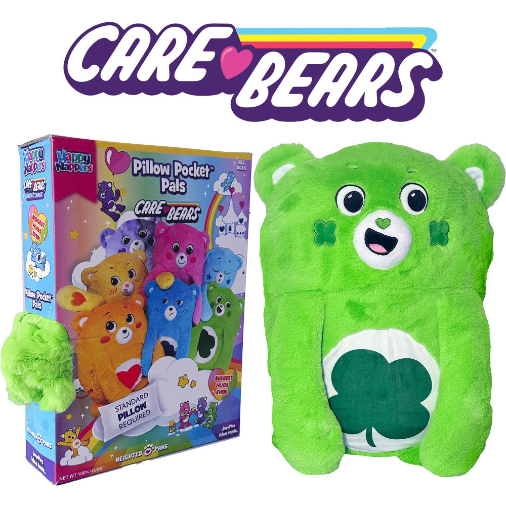 Care Bears Happy Nappers Good Luck Bear Pillow Pocket Pal - Image 6