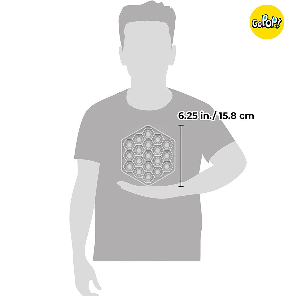 FoxMind Go Pop! Hexo Yellow - Strategic Bubble Popping Game - Image 3
