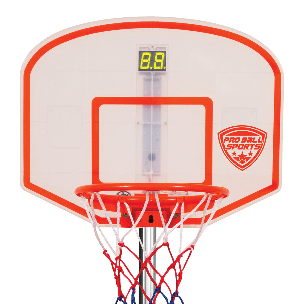 Pro Ball Adjustable Portable Basketball Game with Electronic Scoreboard - Image 4