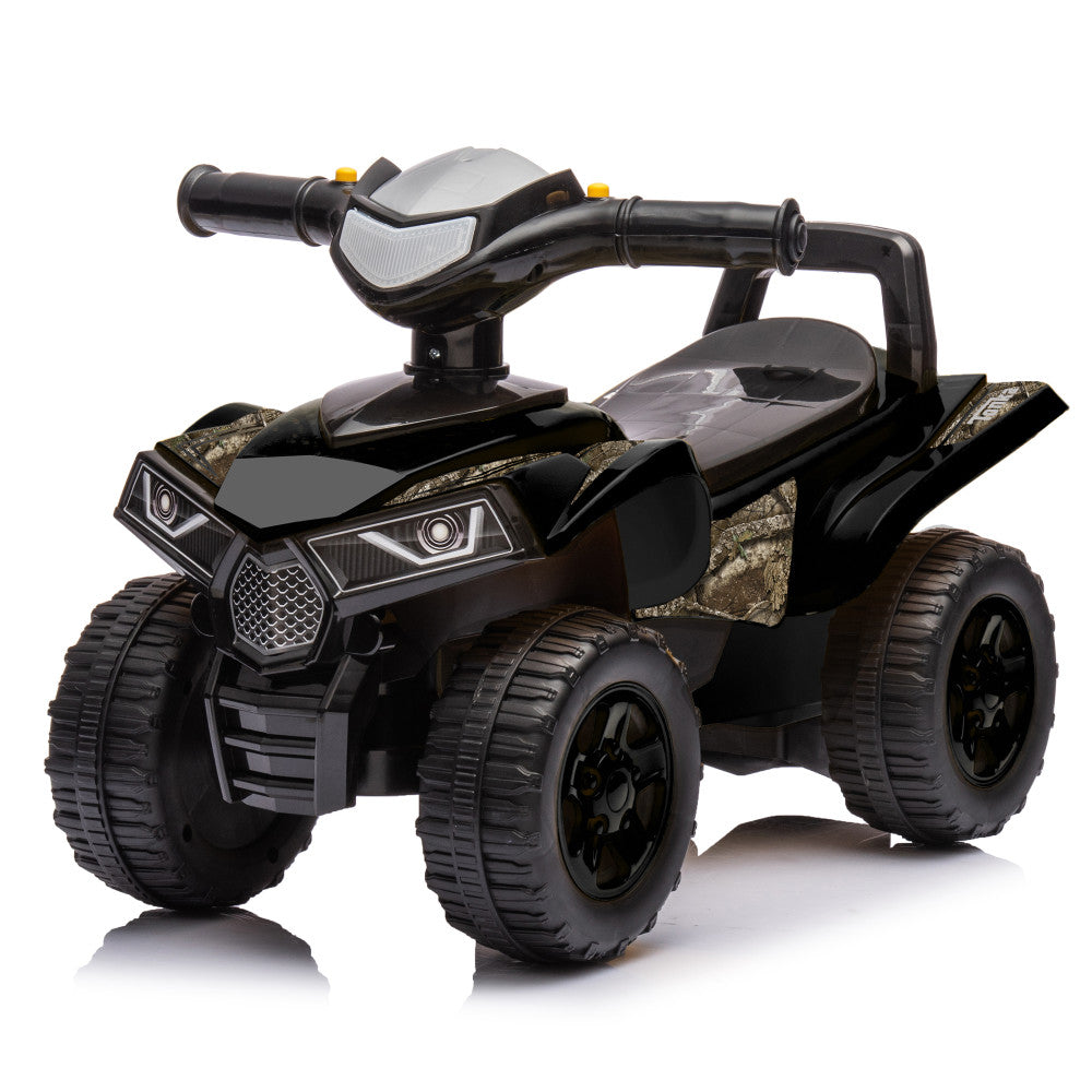 RealTree Quad Push Car - Black - Foot-To-Floor Ride-On for Toddlers 12mo+ - Image 3
