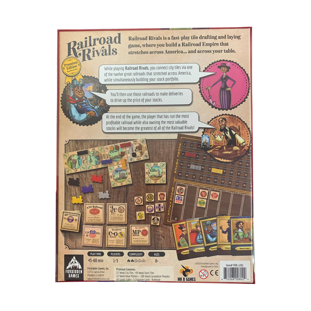 Railroad Rivals Premium Edition Strategy Board Game - Image 3