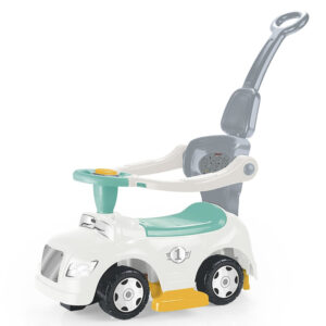 Dolu Ride-On Car - Transformable Toddler Toy - White, Green, Yellow