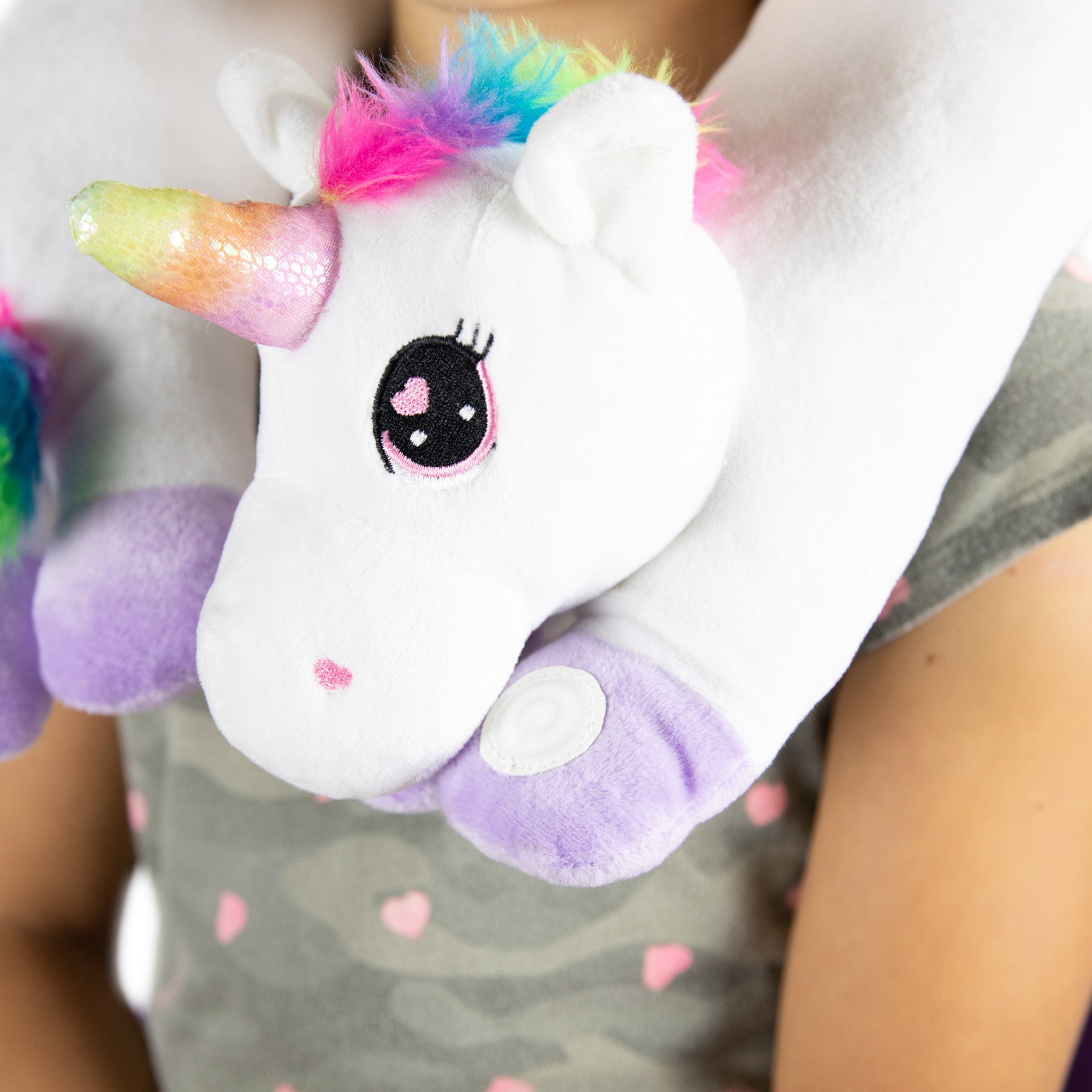 Bouncyband Unicorn Sensory Vibrating Neck Pillow - Image 4