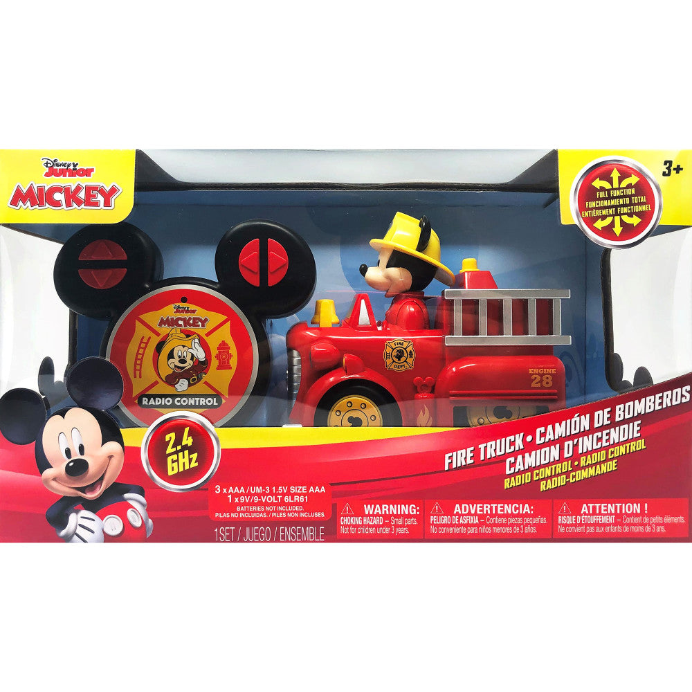 Disney Junior Mickey Mouse 5.5" Remote Control Firefighter Truck - Image 2