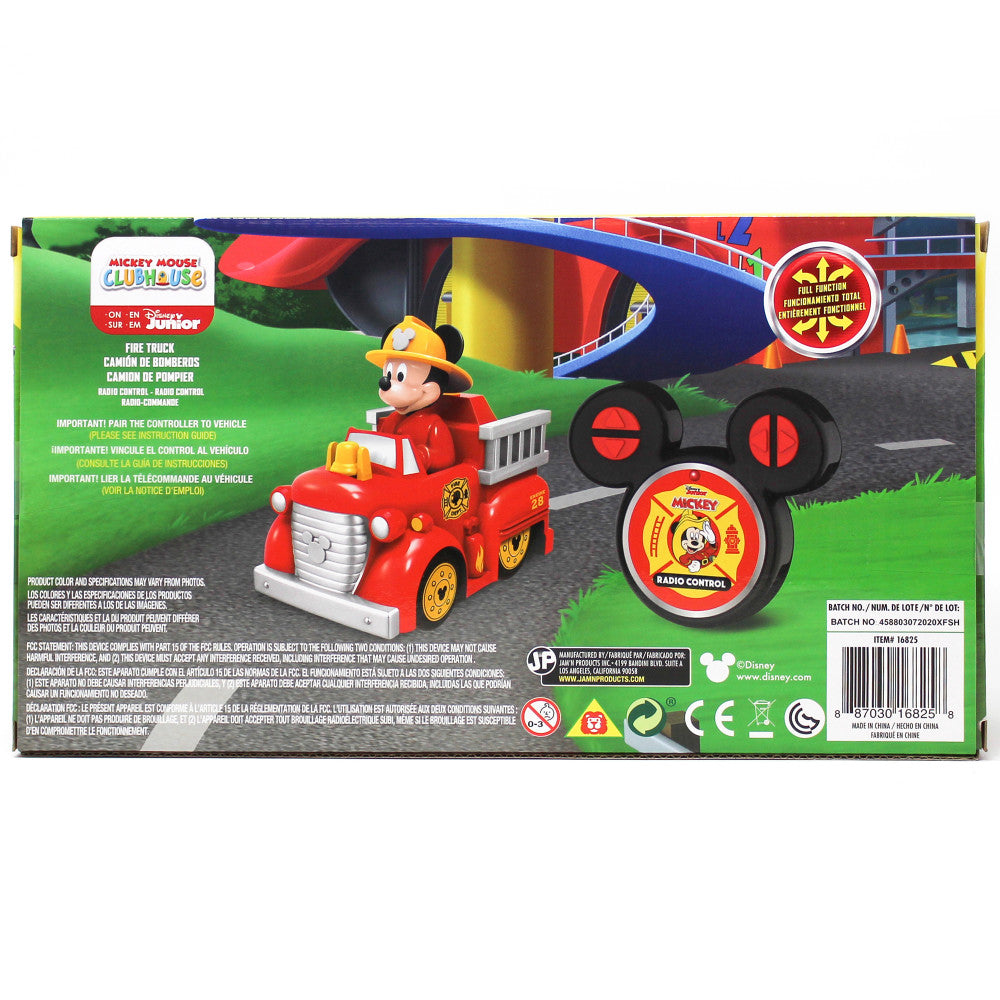 Disney Junior Mickey Mouse 5.5" Remote Control Firefighter Truck - Image 3