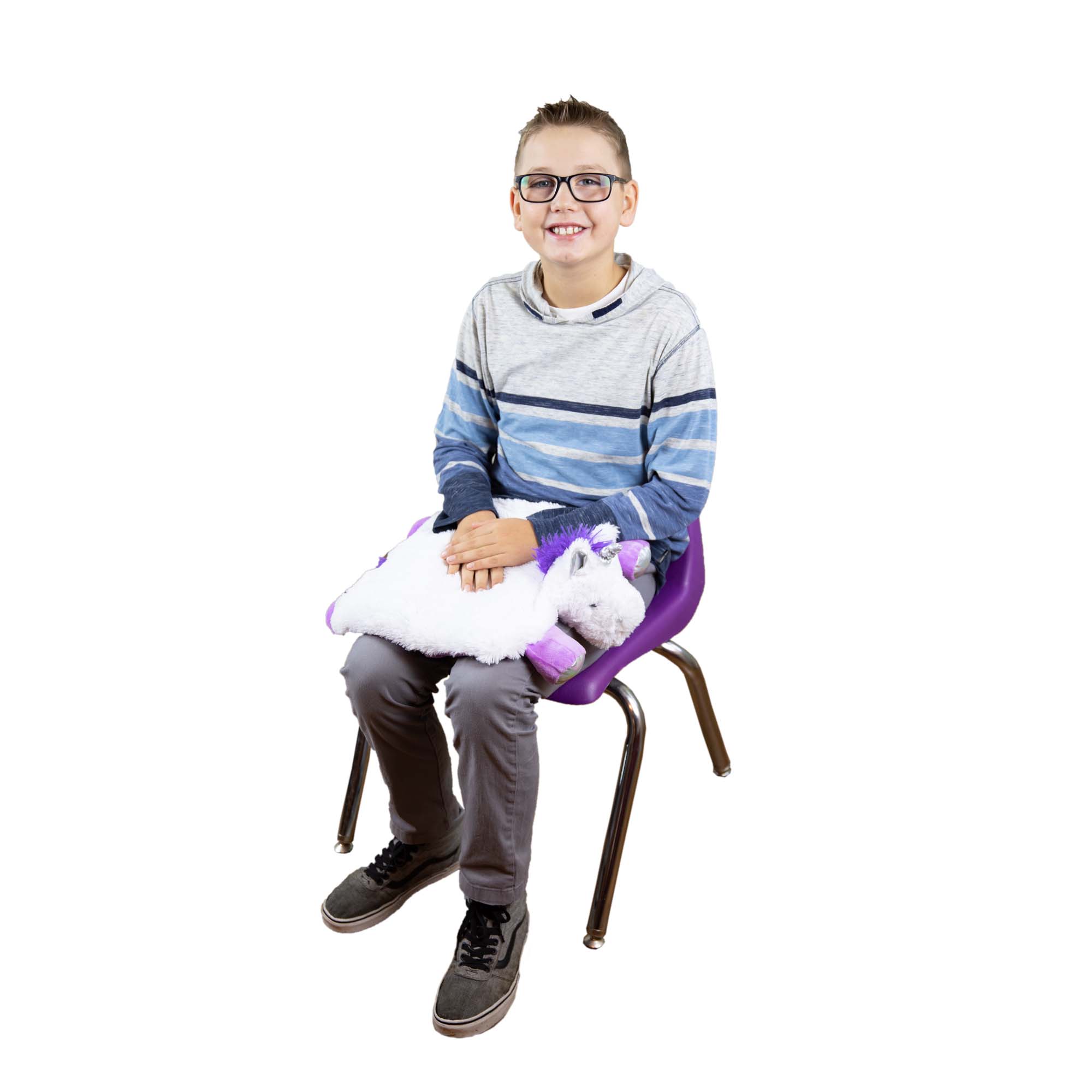 Bouncyband Unicorn Sensory Plush Weighted Lap Pad ???? Comforting and Washable - Image 5