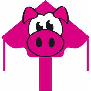 Whimsical Winged Piglet Kite - Sky High Fun for All Ages