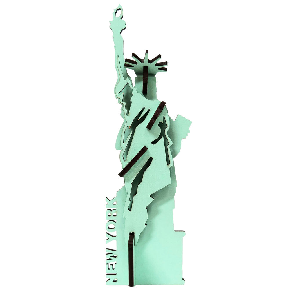 Little & Wood: Statue of Liberty - Medium 3D Wooden Kit-Set - Image 2