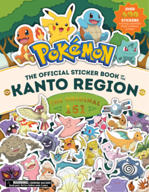 Pok??mon Kanto Region Spectacular Sticker Adventure Book