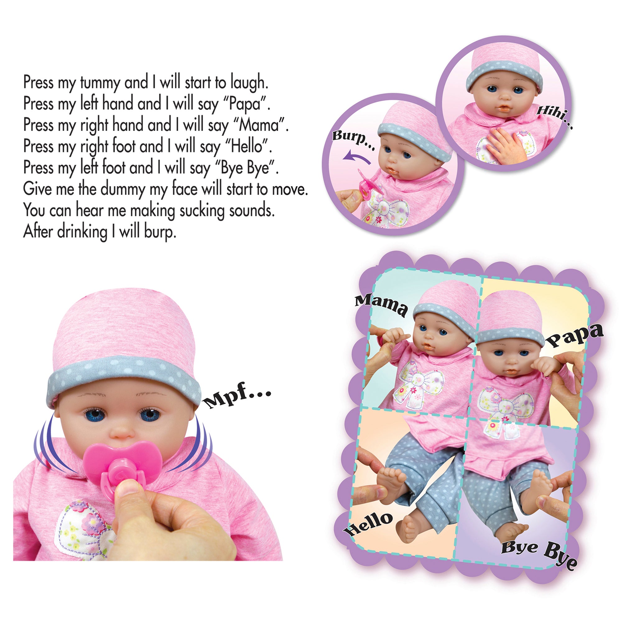 Lissi Dolls 16 Inch Interactive Baby Doll - Alexa - Image 2
