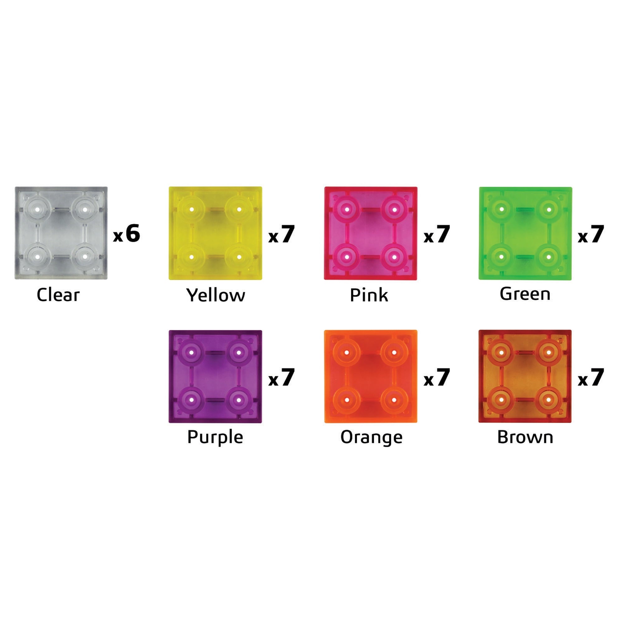 E-Blox Circuit Blox Spacers - LED Building Set - 48 Pieces - Image 2