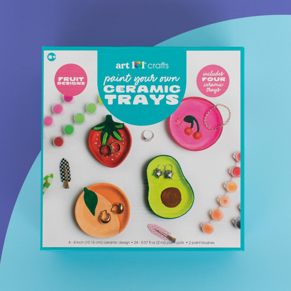 Art 101 DIY Ceramic Fruit Tray Painting Kit - Multicolor - Image 4