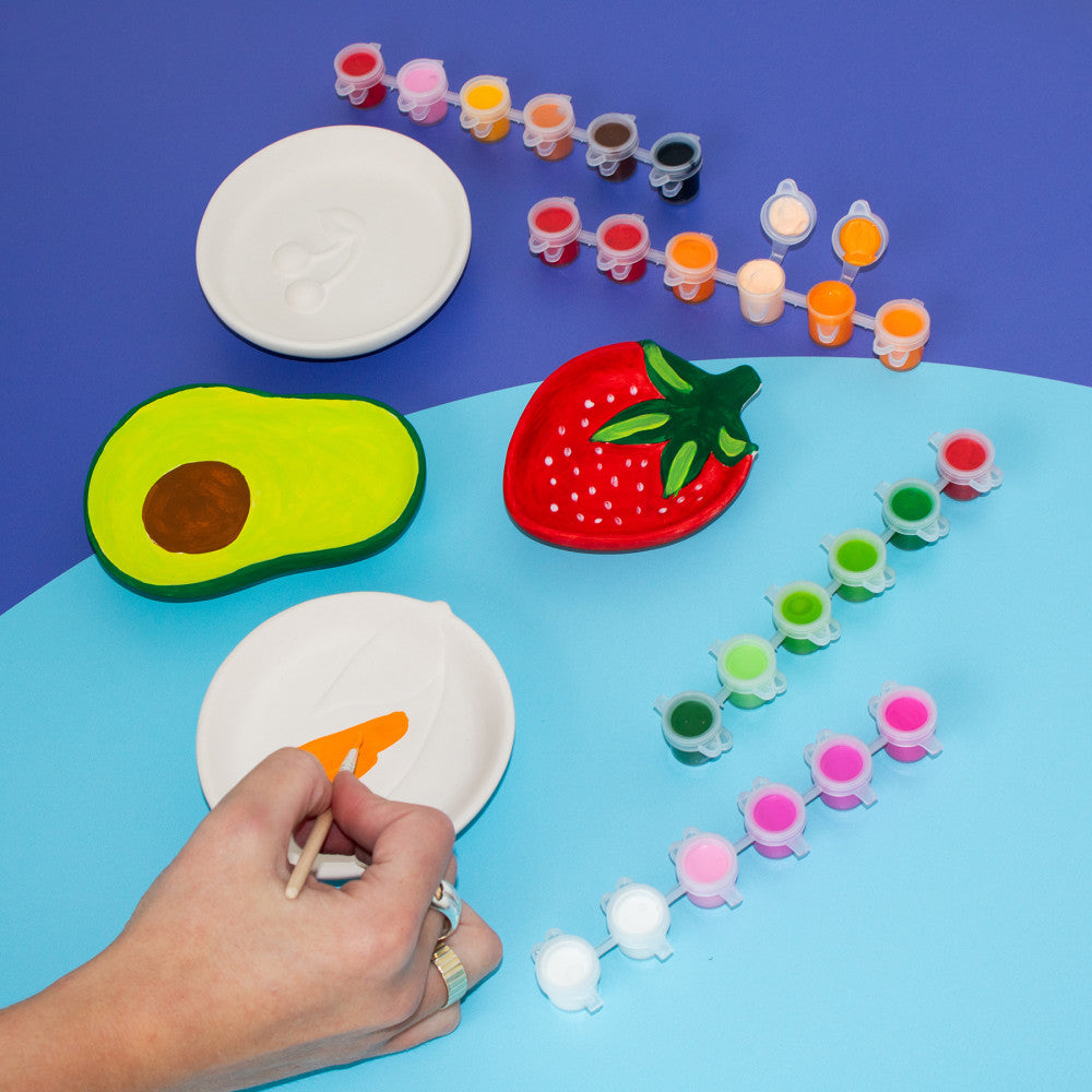 Art 101 DIY Ceramic Fruit Tray Painting Kit - Multicolor - Image 5