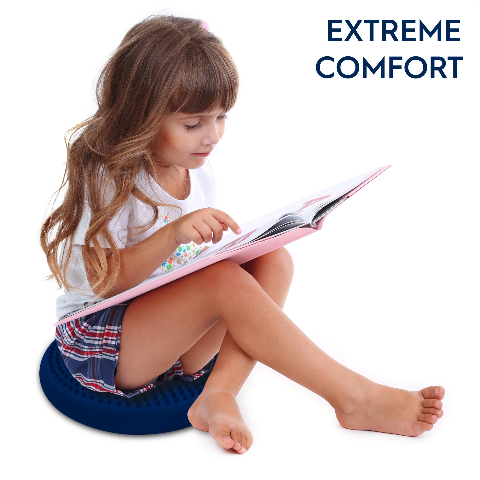 Bouncyband? Little Wiggle Seat Sensory Cushion, Blue - Image 7