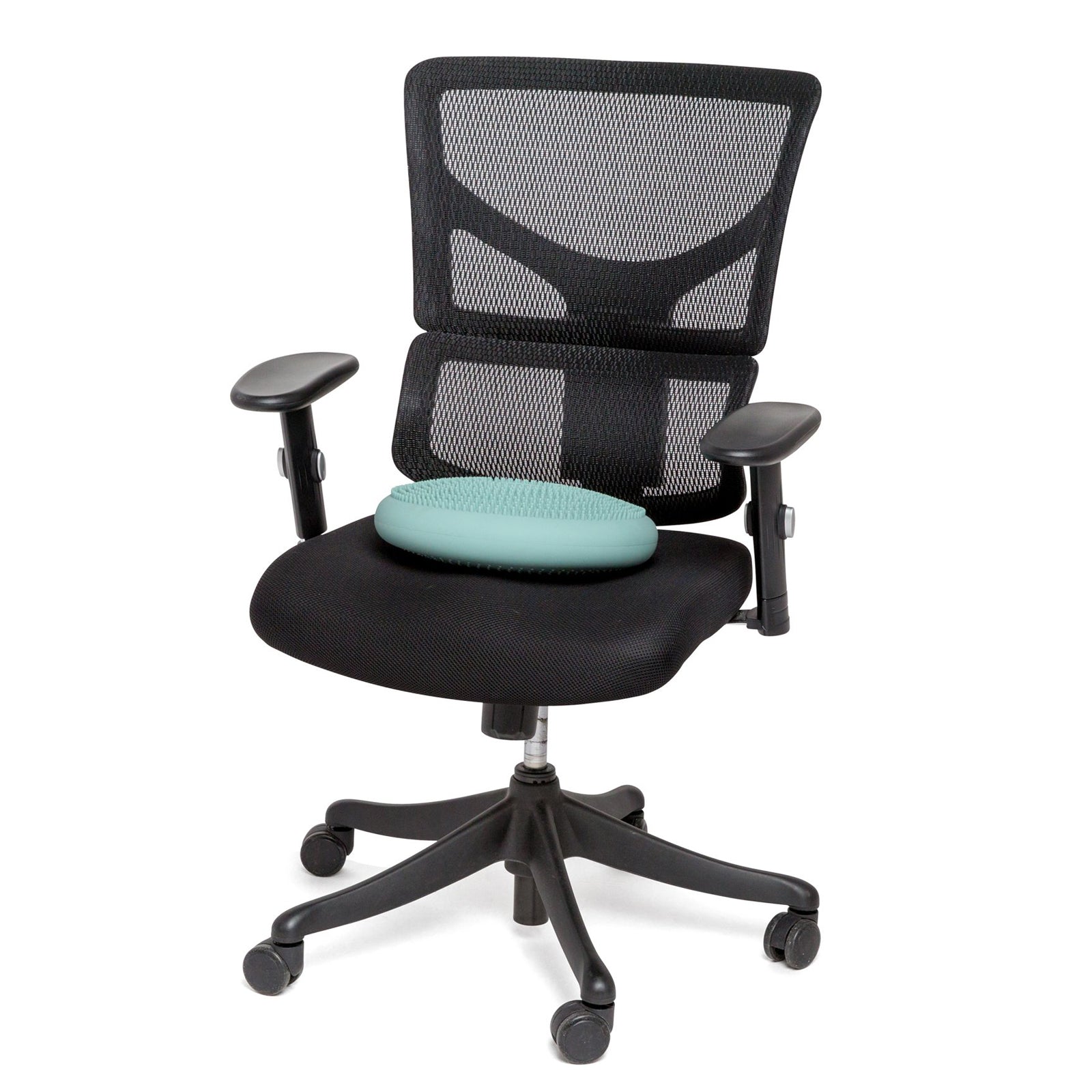 Bouncyband Big Wiggle Seat Sensory Cushion, Silver - Active Sitting for Kids - Image 3
